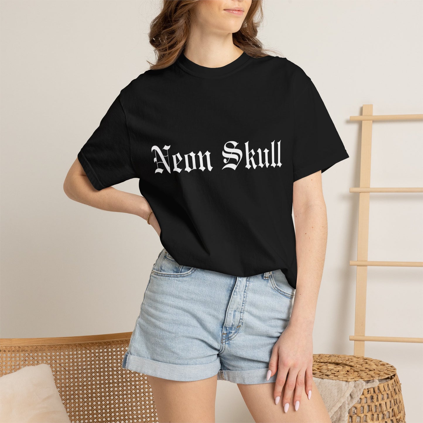 Will's New Neon Skull Shirt