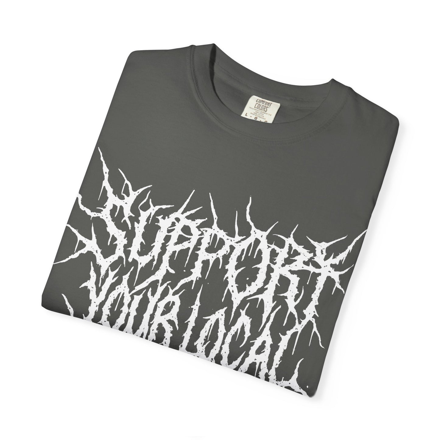 Support Your Local Library Death Metal - Charity Shirt
